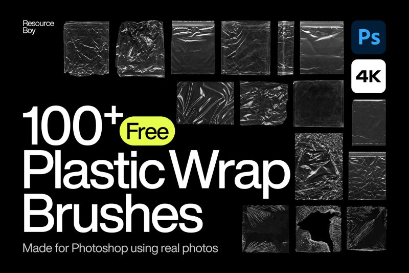 100+ 塑料包装 Photoshop 笔刷-布布小筑-分享优质破解软件