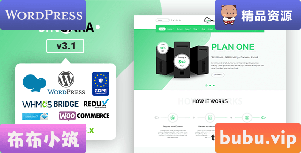 WordPress主题 Singara v3.1 – 使用 WHMCS WordPress 主题进行多用途托管-布布小筑-分享优质破解软件